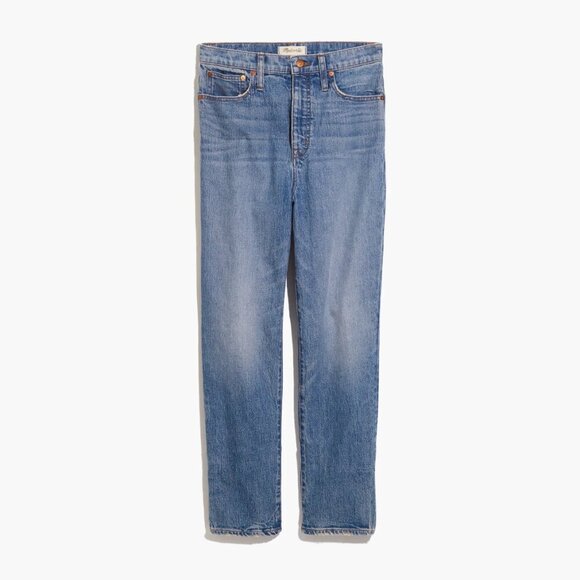 Madewell Classic Straight Leg Cropped Jean, Peralta Light Blue Wash, 24 - Picture 13 of 13